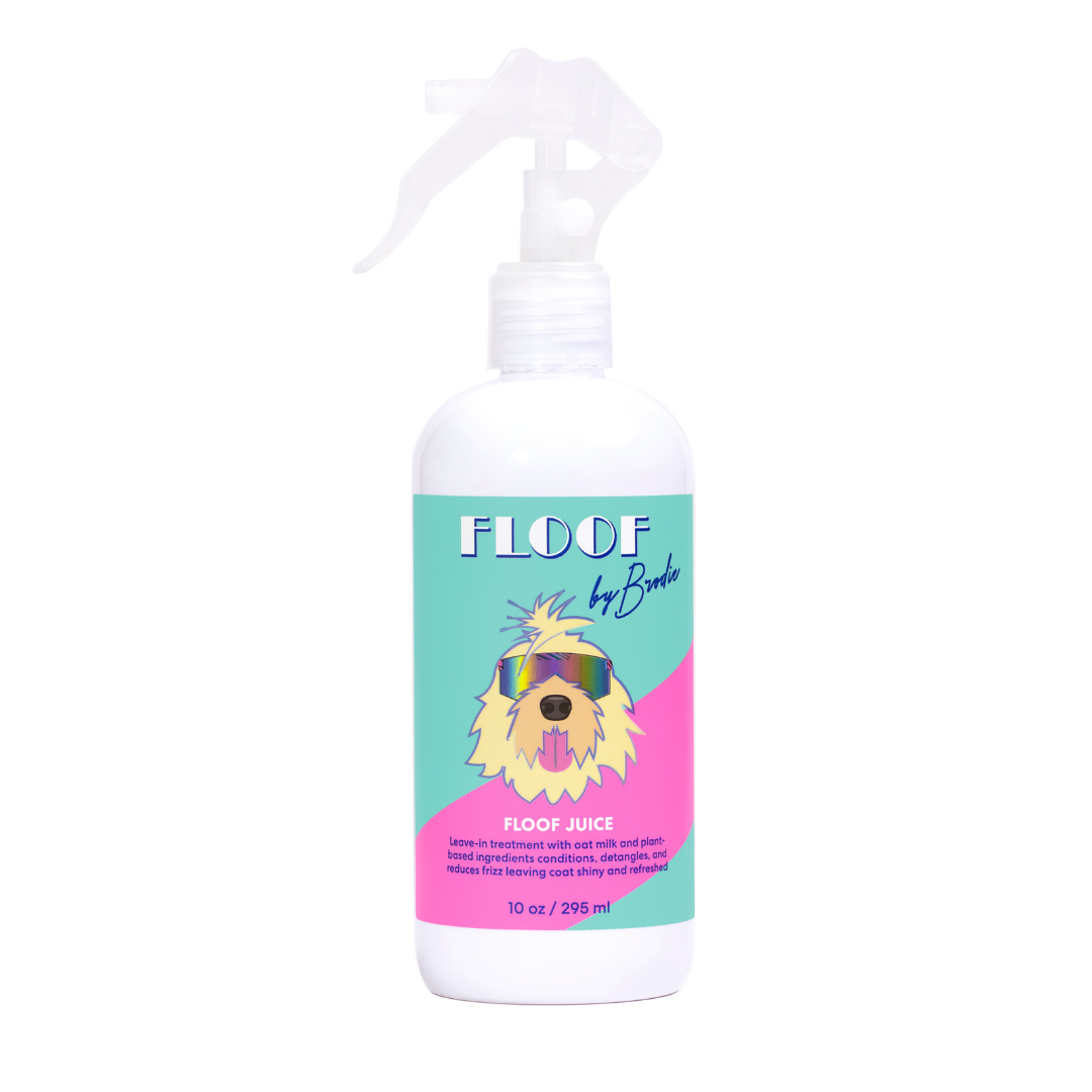 Floof Juice - Dry Shampoo for Dogs - Detangling and Conditioning No Rinse Spray