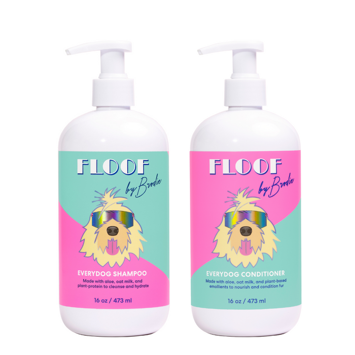 Everydog Bathtime Duo - Gentle Dog Shampoo and Conditioner for All Coat Types